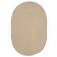thumbnail image 1 of BR33R084X108 Boca Raton - Cuban Sand 7'x9' Rug, 100% Polypropylene - Oval., 1 of 2
