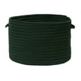 thumbnail image 1 of Colonial Mills Home Decorative Boca Raton Dark Green 14""x10"" Utility Basket, 1 of 5