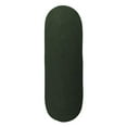 thumbnail image 1 of Colonial Mills 2' x 11' Pine Green Oval Handmade Braided Runner Rug, 1 of 2