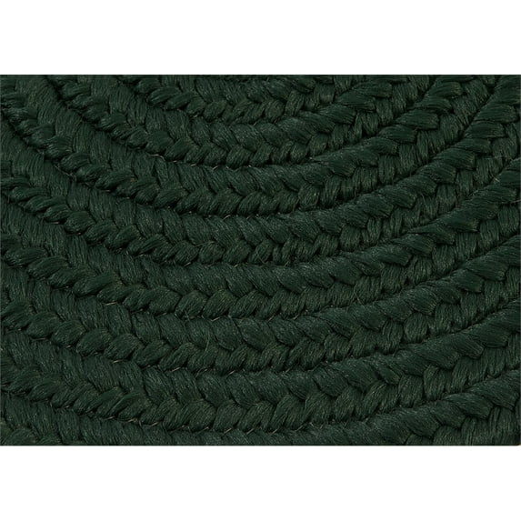 Colonial Mills Boca Raton Braided Green Area Rug 4x6