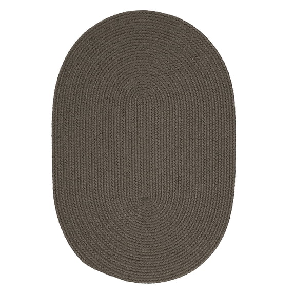 BR41R036X060 Boca Raton - Gray 3'x5' Rug, 100% Polypropylene - Oval.