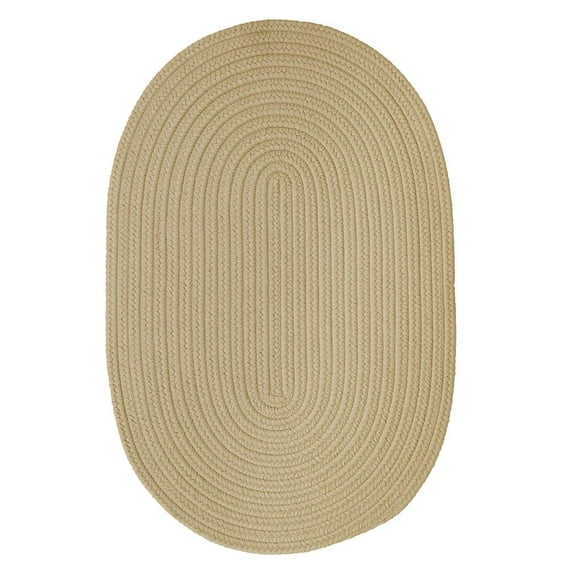 Colonial Mills 2' x 5' Beige Modern Casual Braided Rug