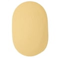 thumbnail image 1 of BR34R024X120 Boca Raton - Pale Banana 2'x10' Rug, 100% Polypropylene - Runner (Oval)., 1 of 2