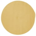 thumbnail image 1 of Colonial Mills 4' Pale Yellow Handcrafted Round Braided Area Rug, 1 of 2