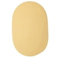 thumbnail image 1 of BR34R060X084 Boca Raton - Pale Banana 5'x7' Rug, 100% Polypropylene - Oval., 1 of 2