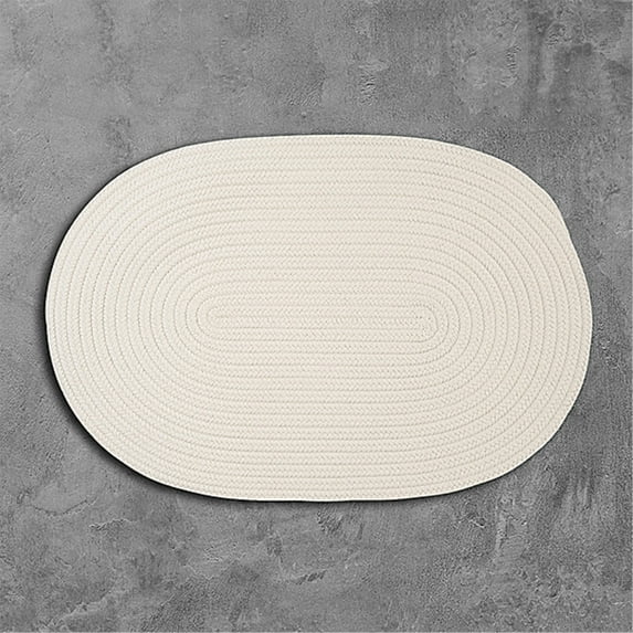 BR34R144X144 Boca Raton - Pale Banana 12 round Rug, 100% Polypropylene - Round.