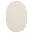 thumbnail image 1 of Colonial Mills 5' x 8' White Modern Casual Braided Rug, 1 of 2
