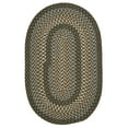 thumbnail image 1 of BC63R120X120 Boston Common - Moss Green 10 round Rug, 75% Polypropylene/25% Wool - Round., 1 of 3