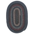 thumbnail image 1 of BC52R024X144 Boston Common - Winter Blues 2x12 Rug, 75% Polypropylene/25% Wool - Runner (Oval)., 1 of 3