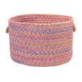 thumbnail image 1 of Colonial Mills Botanical Isle Punch Braided 18.x12. Utility Basket - Trivoshop, 1 of 2