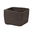 thumbnail image 1 of BC41A010X006S Braided Craft Basket - Misted Grey 10"x10"x6" Basket, 100% Polypropylene - Rectangle., 1 of 5