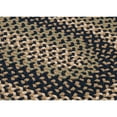 thumbnail image 1 of Colonial Mills Brentwood Reversible Polypropylene Area Rug Bluestone 6' x 9' Oval 6' x 9' Black Runner, Oval, 1 of 5