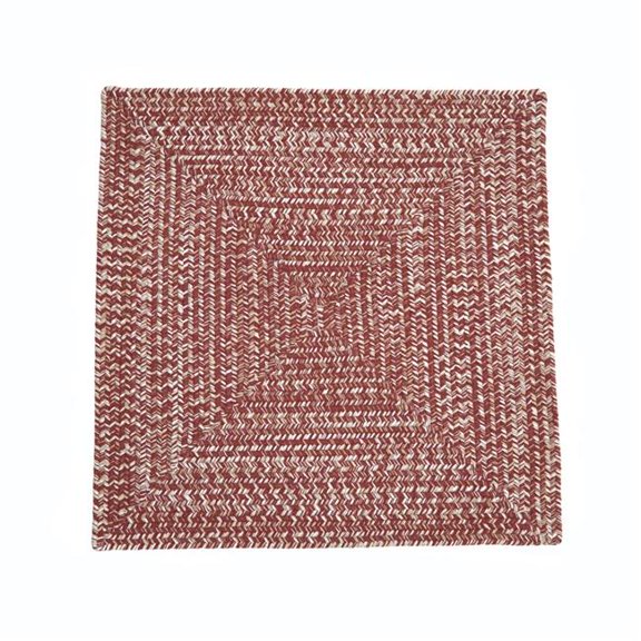 Colonial Mills Bridgeport Tweed Square - Toasted Red 6x6 Rug