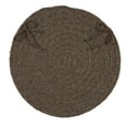 thumbnail image 1 of WL35R096X096 Bristol - Bark 8' round Rug, 75% Polypropylene/25% Wool - Round., 1 of 5