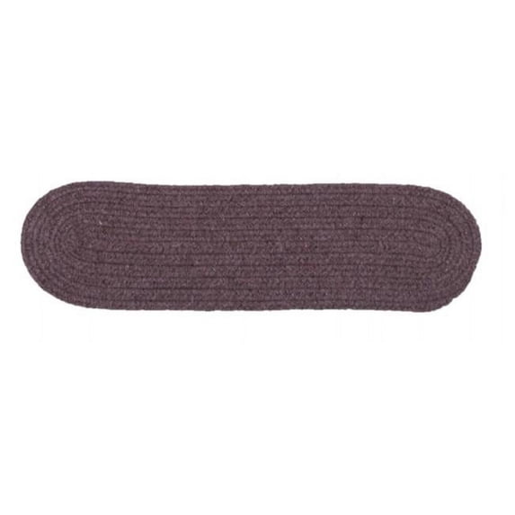 Colonial Mills Bristol Braided Purple Area Rugs 8"x28"