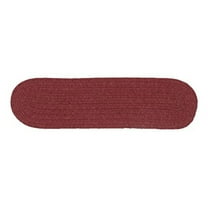 Colonial Mills Bristol Braided Red Area Rug 8"x28"
