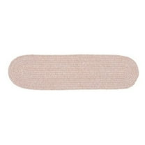 Colonial Mills Bristol Braided Wool blend Oval Stair Treads Oatmeal 8"x28" (SET 13)