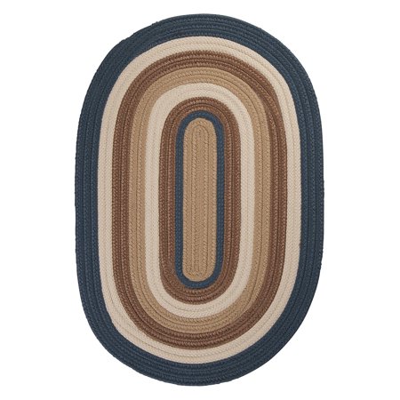 BN59R048X072 Brooklyn - Blue Haze 4x6 Rug, 100% Polypropylene - Oval.