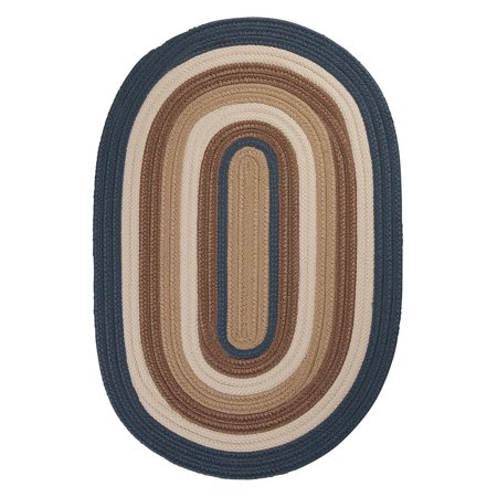 BN59R060X096 Brooklyn - Blue Haze 5x8 Rug, 100% Polypropylene - Oval.