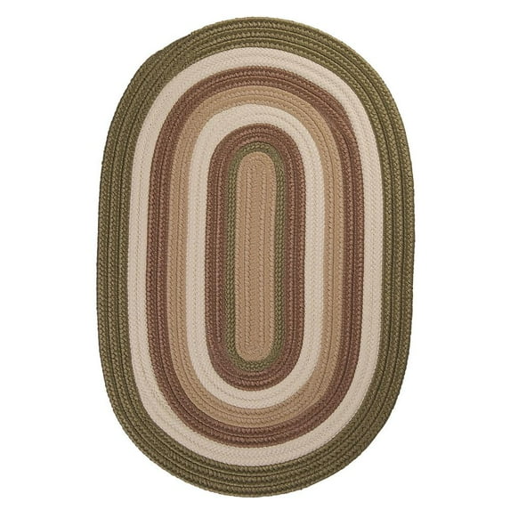 BN69R024X144 Brooklyn - Moss 2'x12' Rug, 100% Polypropylene - Runner (Oval).
