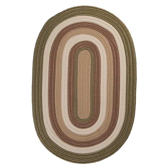 BN69R036X060 Brooklyn - Moss 3'x5' Rug, 100% Polypropylene - Oval.