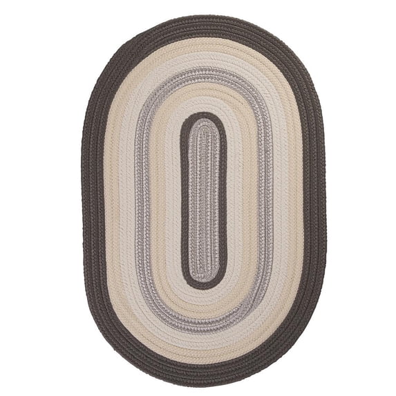 BN49R096X132 Brooklyn - Slate 8x11 Rug, 100% Polypropylene - Oval.