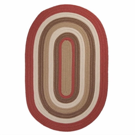 BN79R048X048 Brooklyn - Terracotta 4' round Rug, 100% Polypropylene - Round.