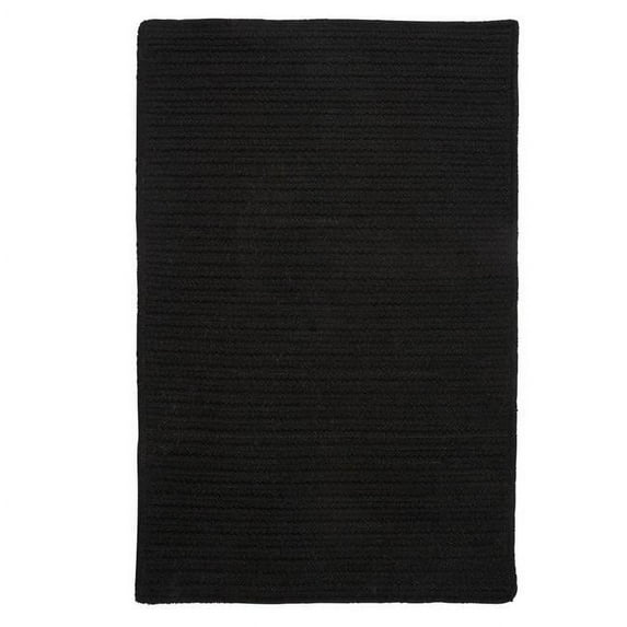 Colonial Mills CY65 2 x 5 ft. Courtyard Area Rug - Black