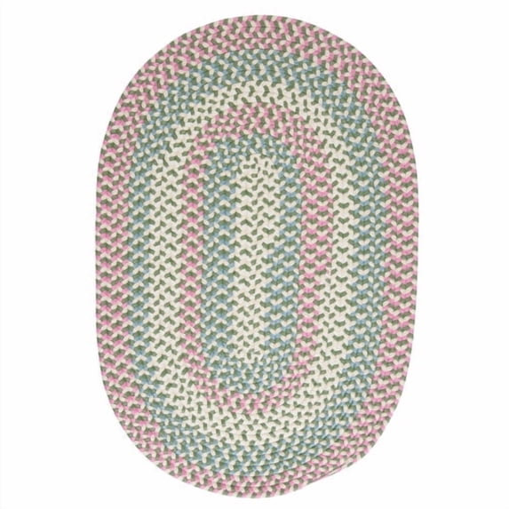 Colonial Mills Carousel Bubble Green / Pink Area Rug
