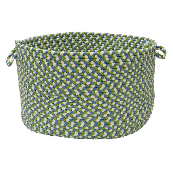OU49A014X010 Carousel - Lime Spin 14"x14"x10" Basket, 100% Polypropylene - Round.