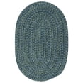 thumbnail image 1 of Colonial Mills 7' x 7' Navy Blue All Purpose Handmade Reversible Round Mudroom Area Throw Rug, 1 of 2