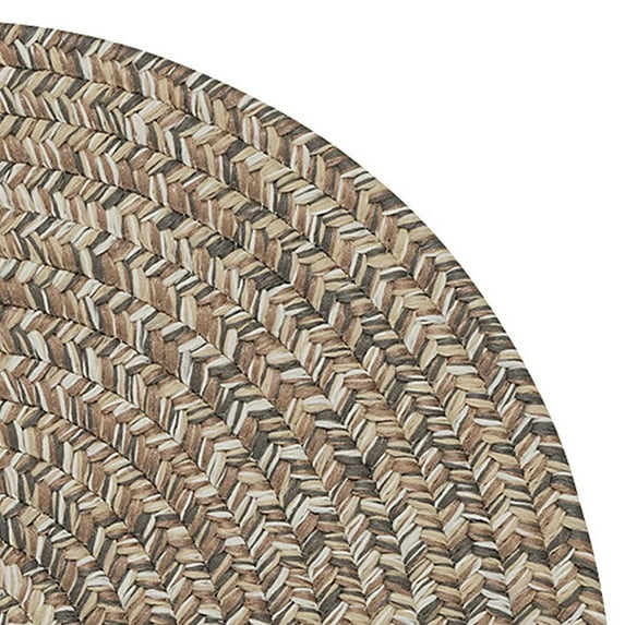 EW89R060X084 Carrington Tweed - Storm Gray 5x7 Rug, 100% Polypropylene - Oval.