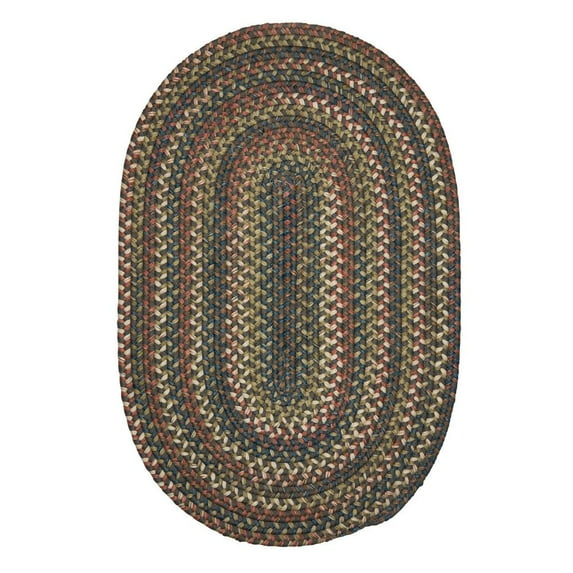 CV19R048X072 Cedar Cove - Gray 4'x6' Rug, 65% Nylon/35% Polypropylene - Oval.