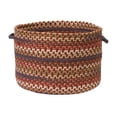 thumbnail image 1 of CV79A018X018 Cedar Cove - Rust 18"x18"x12" Basket, 65% Nylon/35% Polypropylene - Round., 1 of 5