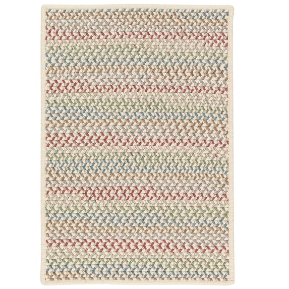 Colonial Mills 10' x 13' Red, Blue, and Green Braided Rectangular Area Rug