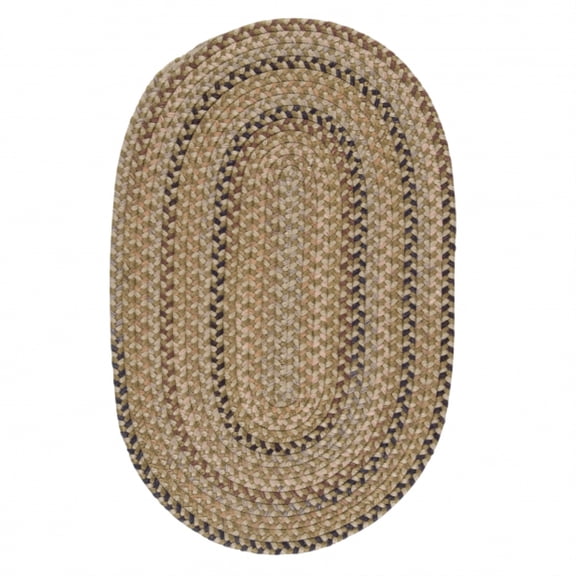 GE63R180X240 Charlesgate - Green 15x20 Rug, 75% Polypropylene/25% Wool - Oval.