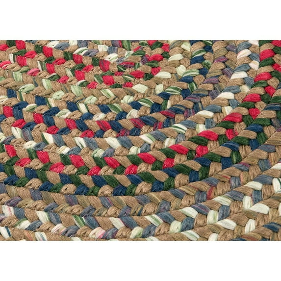 CK87R024X132 Chestnut Knoll - Straw Beige 2x11 Rug, 65% Nylon/35% Polypropylene - Runner (Oval).