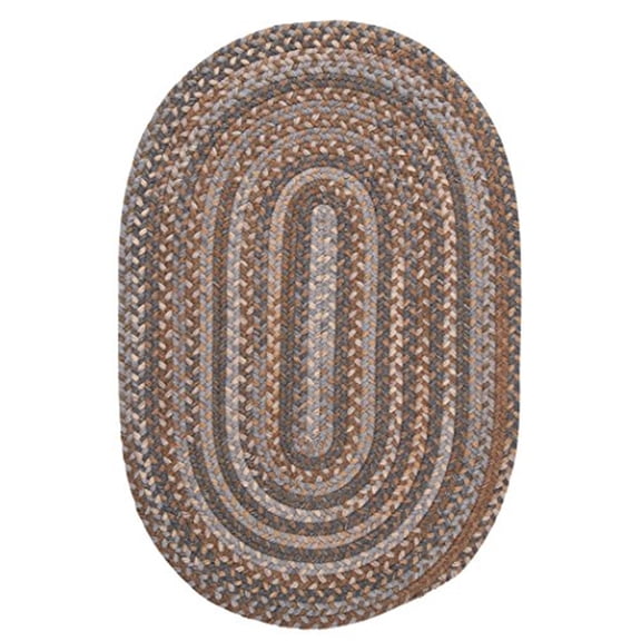 OH98R144X144 Oak Harbour - Graphite 12' round Rug, 100% Wool - Round.