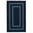 thumbnail image 1 of Colonial Mills Clemson Double Border Braided Area Rug Blue Lites 2' x 4' 2' x 3', 1 of 5