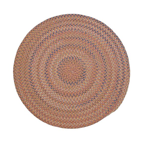Colonial Mills CG94R072X072 Colgate Multi Round Rugs, Rusted Red - 6 x 6 ft.