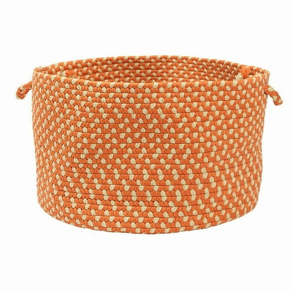 Colonial Mills Color Market Orange Colored Basket - 18 in L x 18 in W x 10 in H