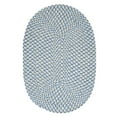thumbnail image 1 of Colonial Mills 10' x 13' Blue and Green Reversible Oval Braided Rug, 1 of 3