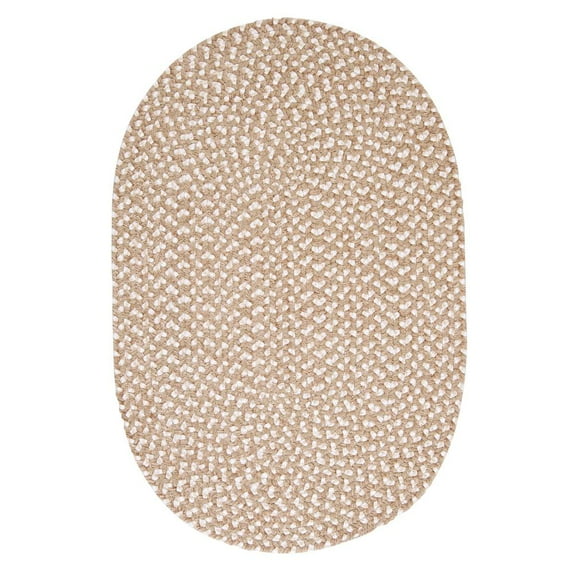 TI19R048X048 Confetti - Natural 4' round Rug, 50% Chenille/40% Polyester/10% Cotton - Round.