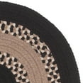 thumbnail image 1 of CI47R024X192 Corsair Banded Runner - Black 2x16 Rug, 75% Polypropylene/ 25% Wool - Runner (Oval)., 1 of 5