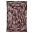 thumbnail image 1 of Colonial Mills 7' x 9' Red, Black and White Rectangle Handmade Braided Area Throw Rug, 1 of 3
