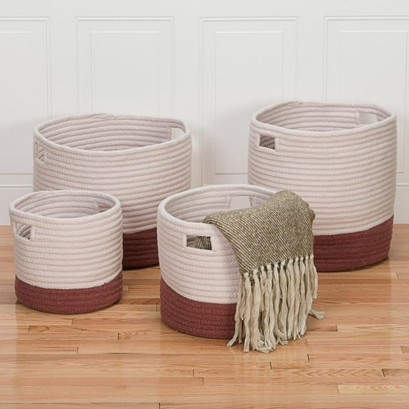 Colonial Mills Cortland Basket - Red 12"x12"x12"