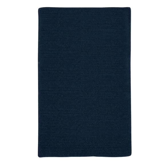 Colonial Mills 11' Blue Square Handmade Braided Area Throw Rug