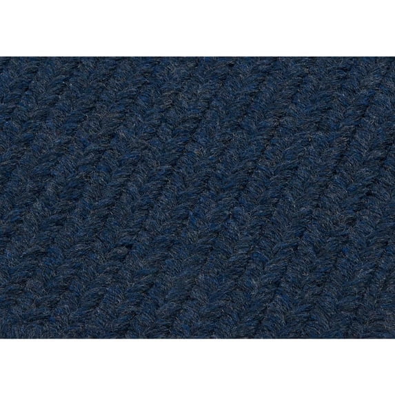Colonial Mills Courtyard Braided Blue Area Rug 8"x28" (SET 13)