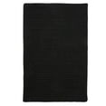 thumbnail image 1 of Colonial Mills 3' x 5' Black Rectangular Handmade Braided Area Throw Rug, 1 of 3