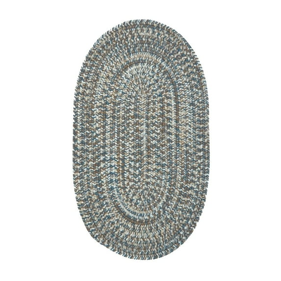 Colonial Mills Craftsman Braided Tweed - Earth Blue - 4' x 6'